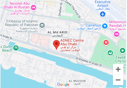 ADNEC Location Map